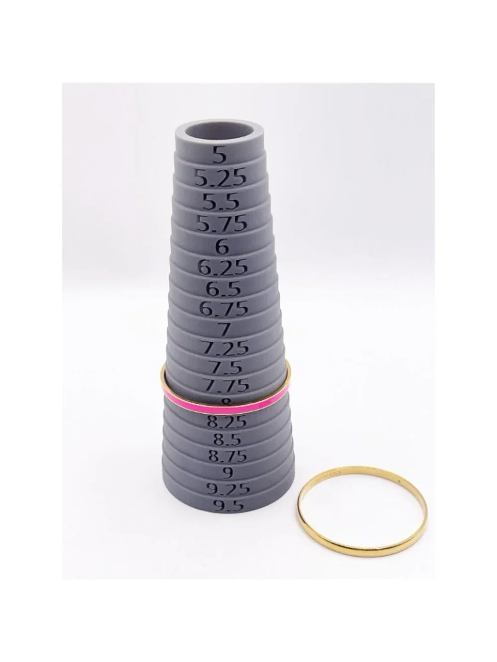 Kate Spade NY Gold Tone Hot Pink Hot To Trot & Heart Of Gold Bangle Bracelet Set - Picture 2 of 6
